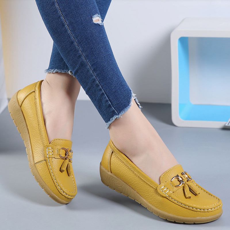 Mocassins Penelope Orthopédiques En Cuir Respirant