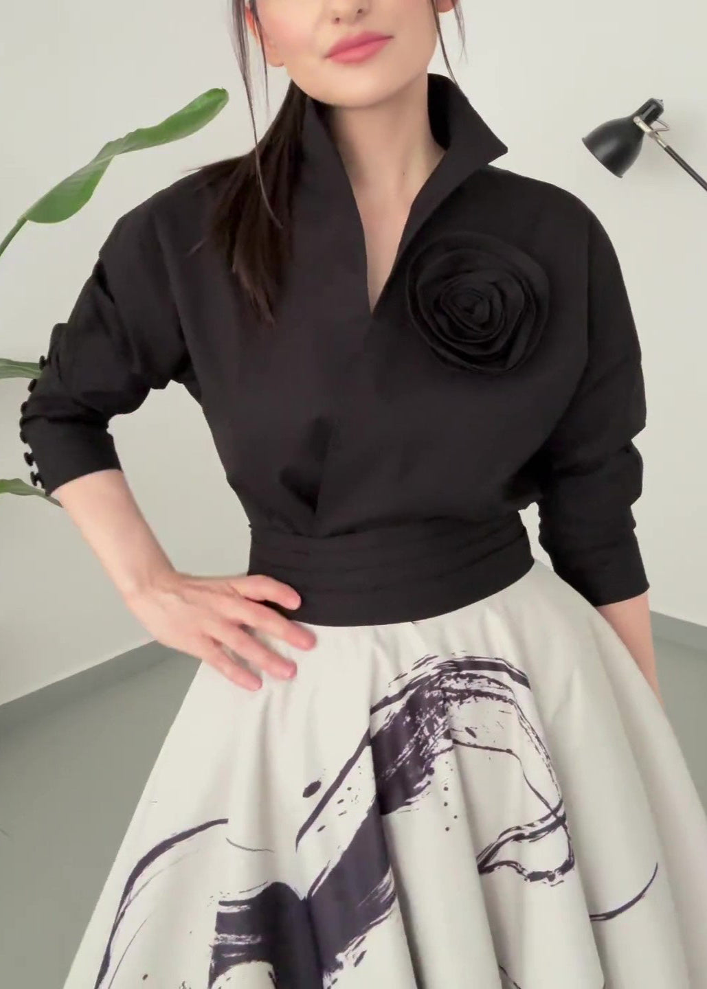 Black Floral