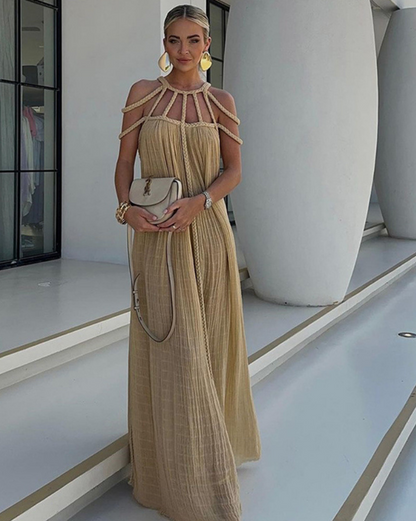 SELENA | ROBE A DRAPE FLANELLES