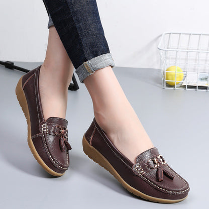 Mocassins Penelope Orthopédiques En Cuir Respirant