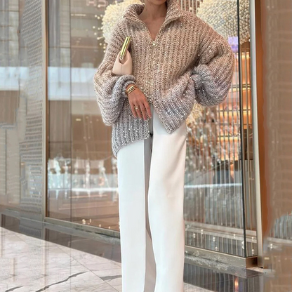 MARJORIE | Pull scintillant élégant