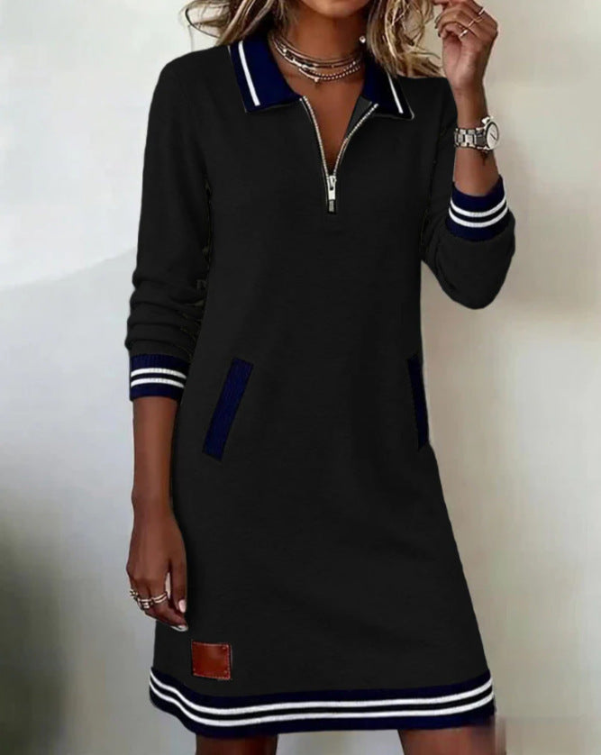 Robe Zippée Élégante