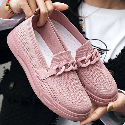 Nalia™ – Mocassins Femmes Confort à Chaîne Élégante