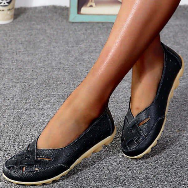Mocassins en cuir  respirant