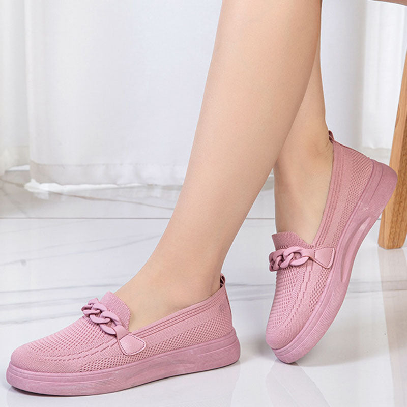 Nalia™ – Mocassins Femmes Confort à Chaîne Élégante