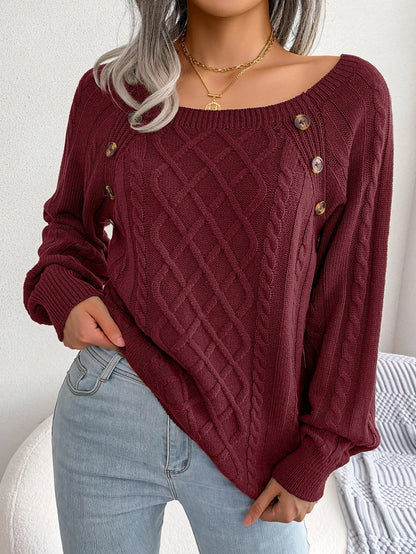 HARMONIE | Pull torsadé sophistiqué
