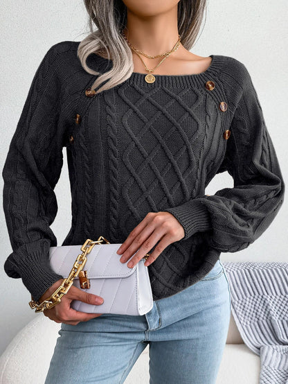 HARMONIE | Pull torsadé sophistiqué