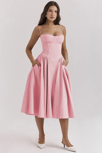 ANGELA | ROBE MIDI BUSTIER