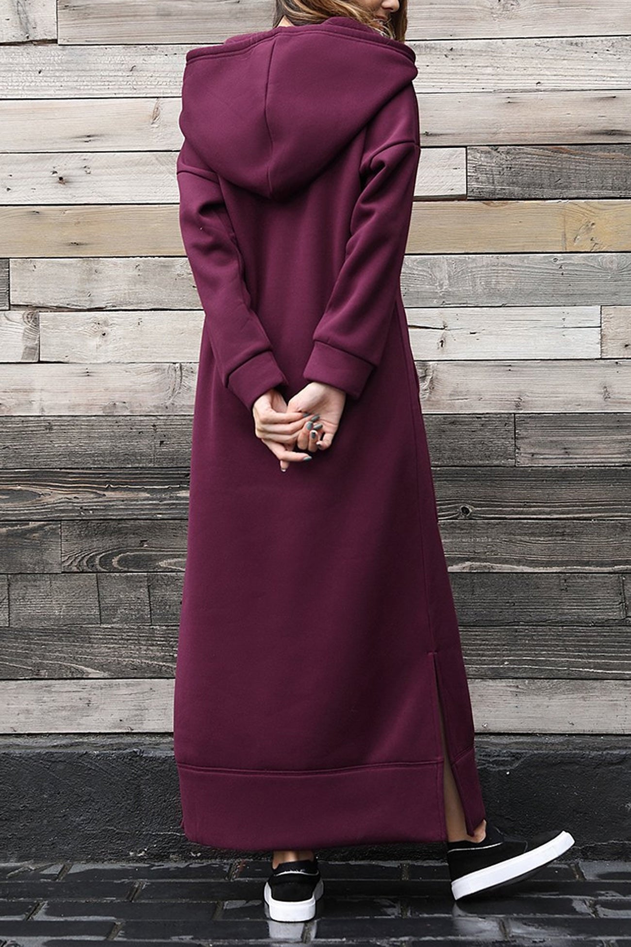 Nicole | Robe-Pull à Capuche Décontractés