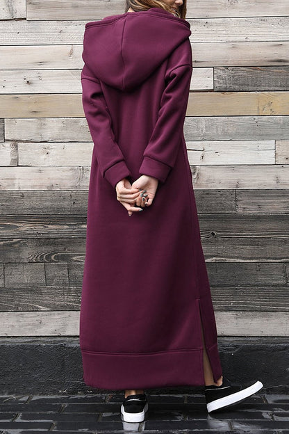 Nicole | Robe-Pull à Capuche Décontractés