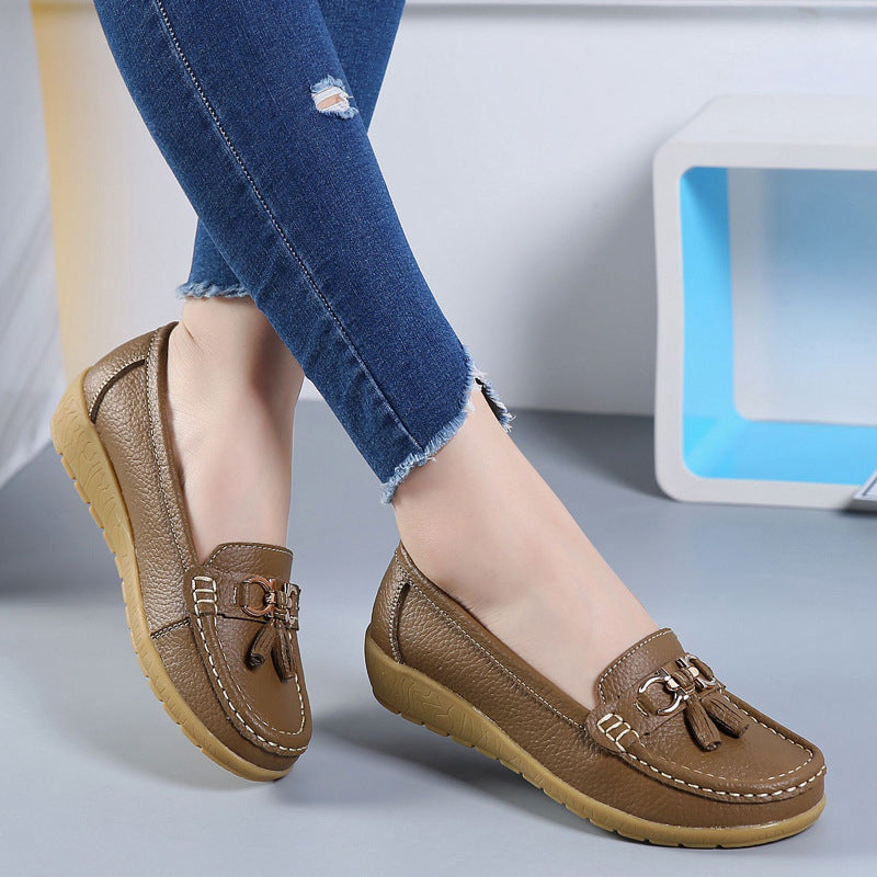 Mocassins Penelope Orthopédiques En Cuir Respirant